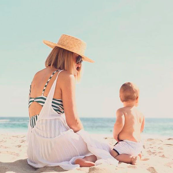 Lauren Conrad, Baby Liam, Beach